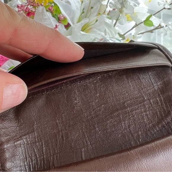 Vintage 70s Christian Dior Diorissimo oblique monogram wallet Leather canvas - Picture 14 of 16